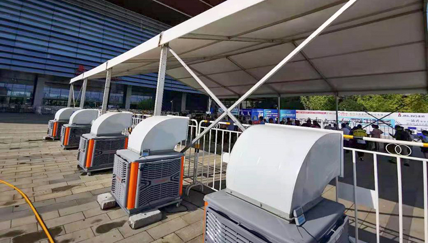 户外活动通风降温方案